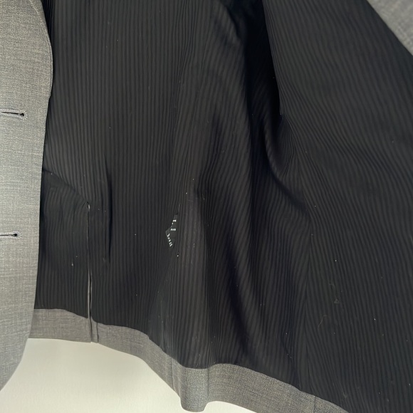 Club Monaco Classic Grey Wool 90s vintage Blazer | Tailored Fit | Size 10 - Picture 9 of 10